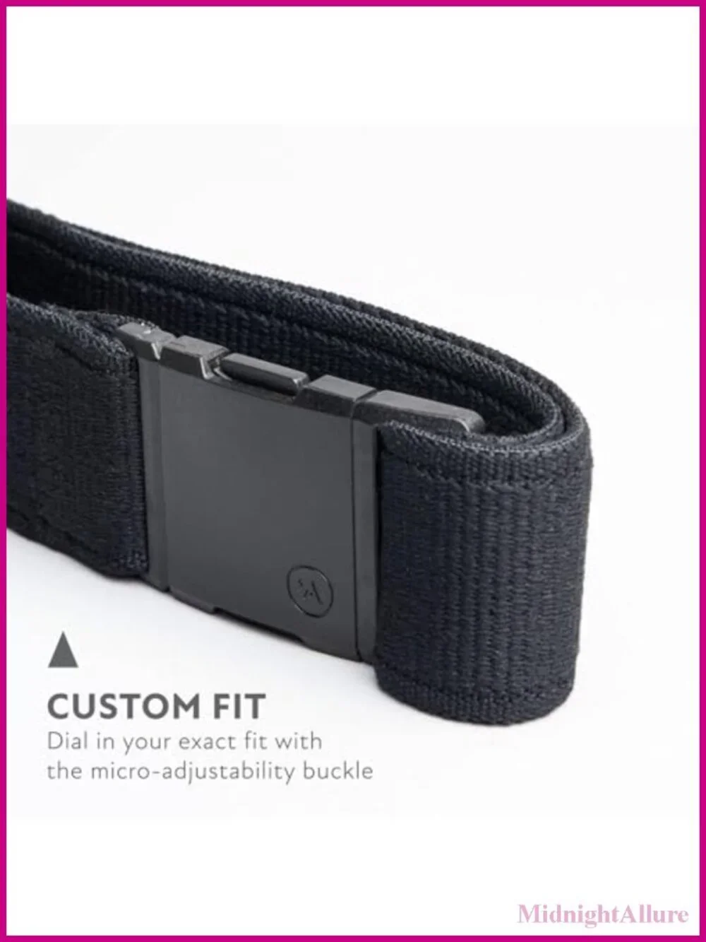 Unisex Adventure Stretch Belt Custom Fit Metal-Free Buckle